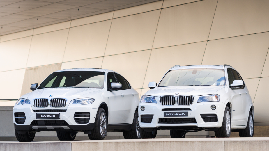 New models of X3 X6 SUV presented in BMW Welt show