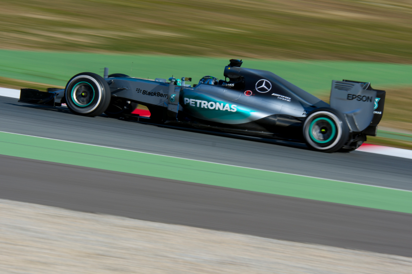 The split turbo design has allowed Mercedes to make its car more aerodynamic.