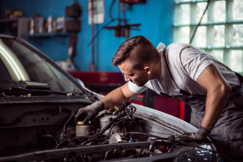 Modern auto technicians learn to repair a wide range of engine types 