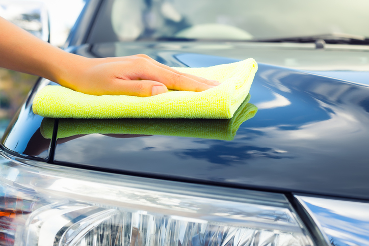 Important to use microfiber towels when washing your car