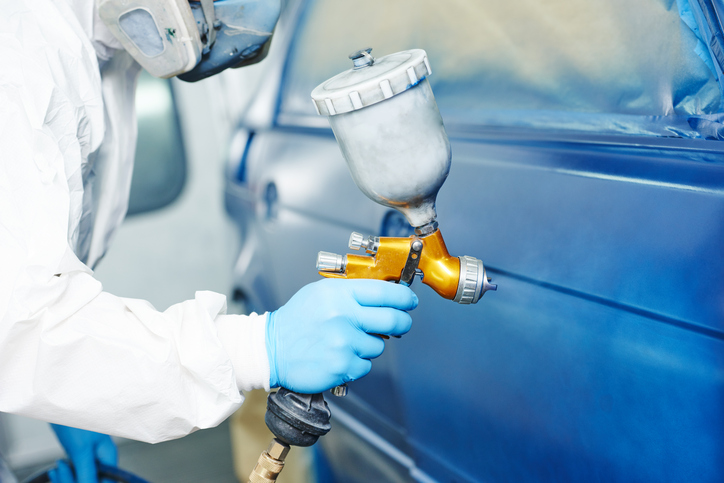 Pros In Auto Painting Careers Know That HVLP Guns Have Less Overspray 