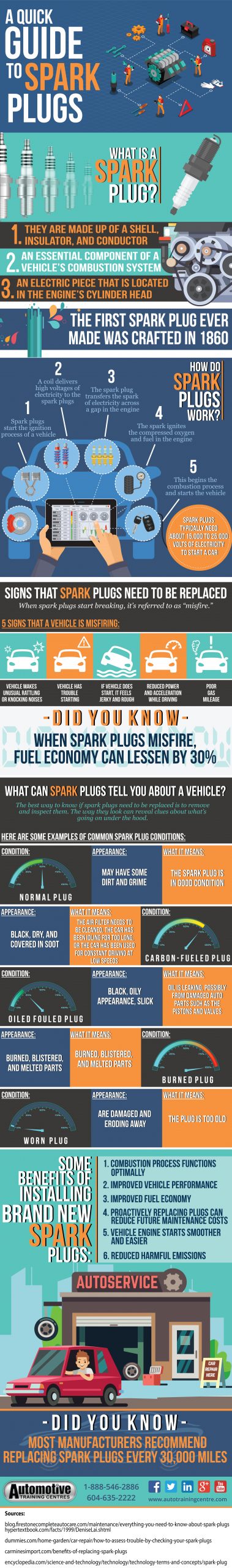 [Infographic] A Quick Guide to Spark Plugs