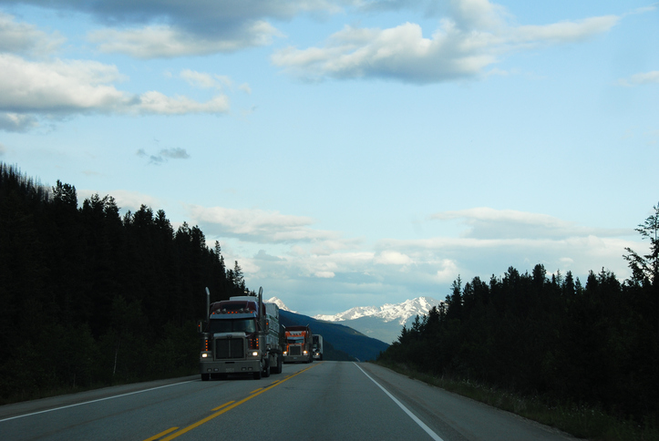 BC’s trucking industry makes use of the province’s vital highway system to supply communities