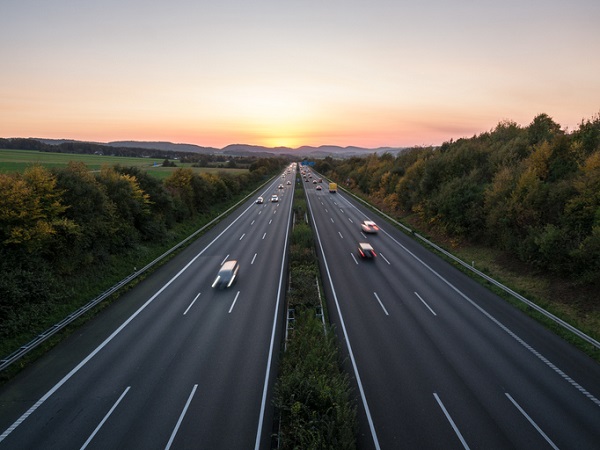 The Autobahn was designed in some places to act as an airstrip for incoming planes