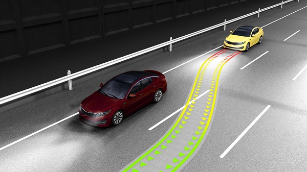 An autonomous steering system can help drivers find paths around obstacles