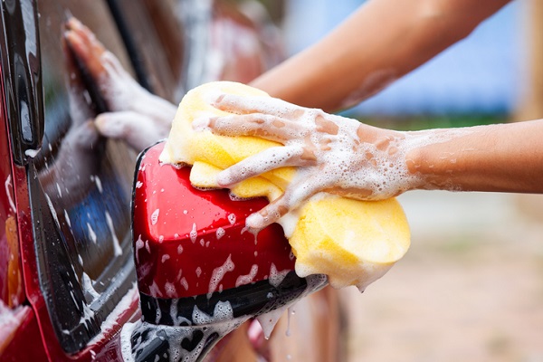 Washing a car once a week can help to protect it against sun damage