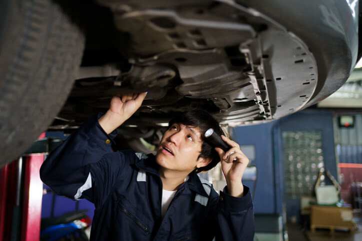 A student undergoing automotive technology training at ATC