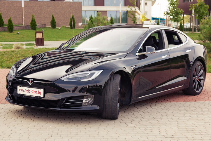 A Tesla Model S, to be explored in hybrid technology training