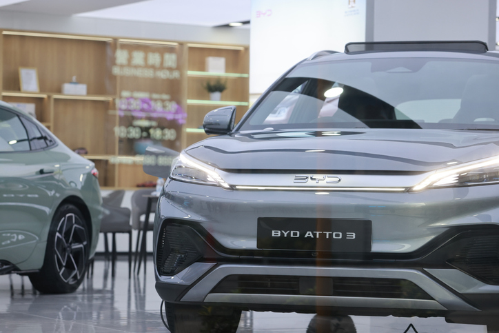 A BYD electric car to be explored in hybrid technology training