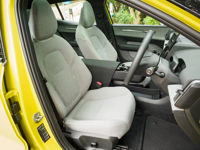 The interior of the 2025 Volvo EX30, to be explored in automotive school